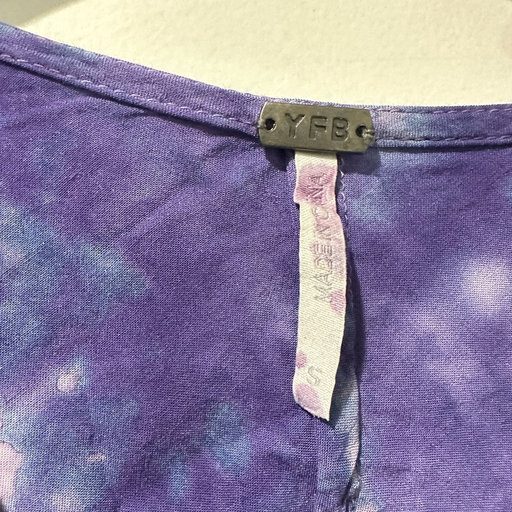 YFB Siren Maxi Dress, Tie-Dye Long Silky - Picture 5 of 9